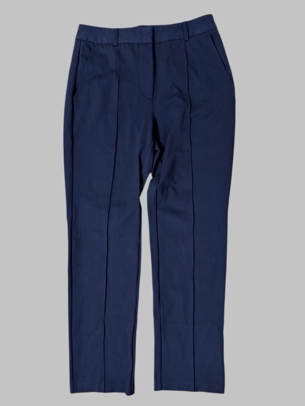 J. McLaughlin Navy Blue Ankle Trousers